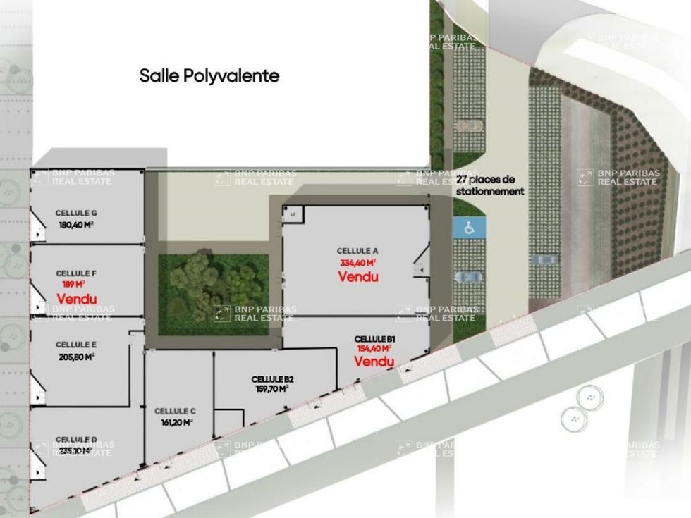 942 m² pour ce local commercial en vente à Famars