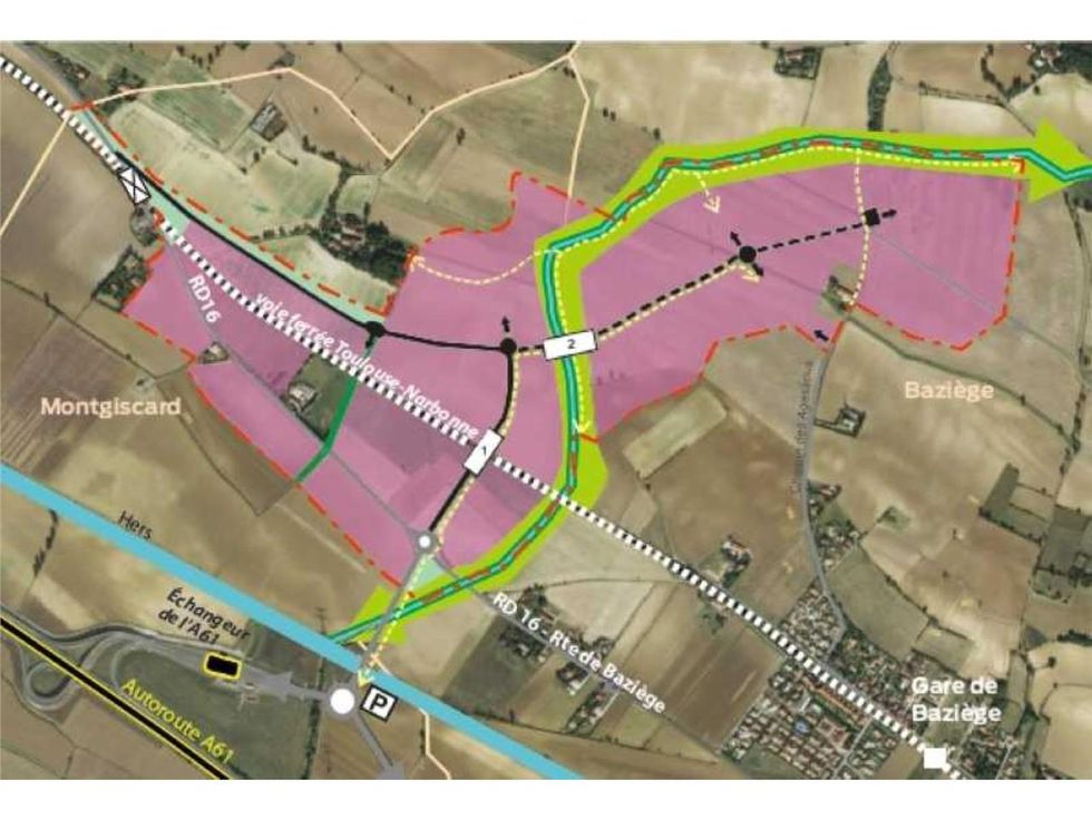 A vendre sur l'Ecoparc du Rivel, sur les communes