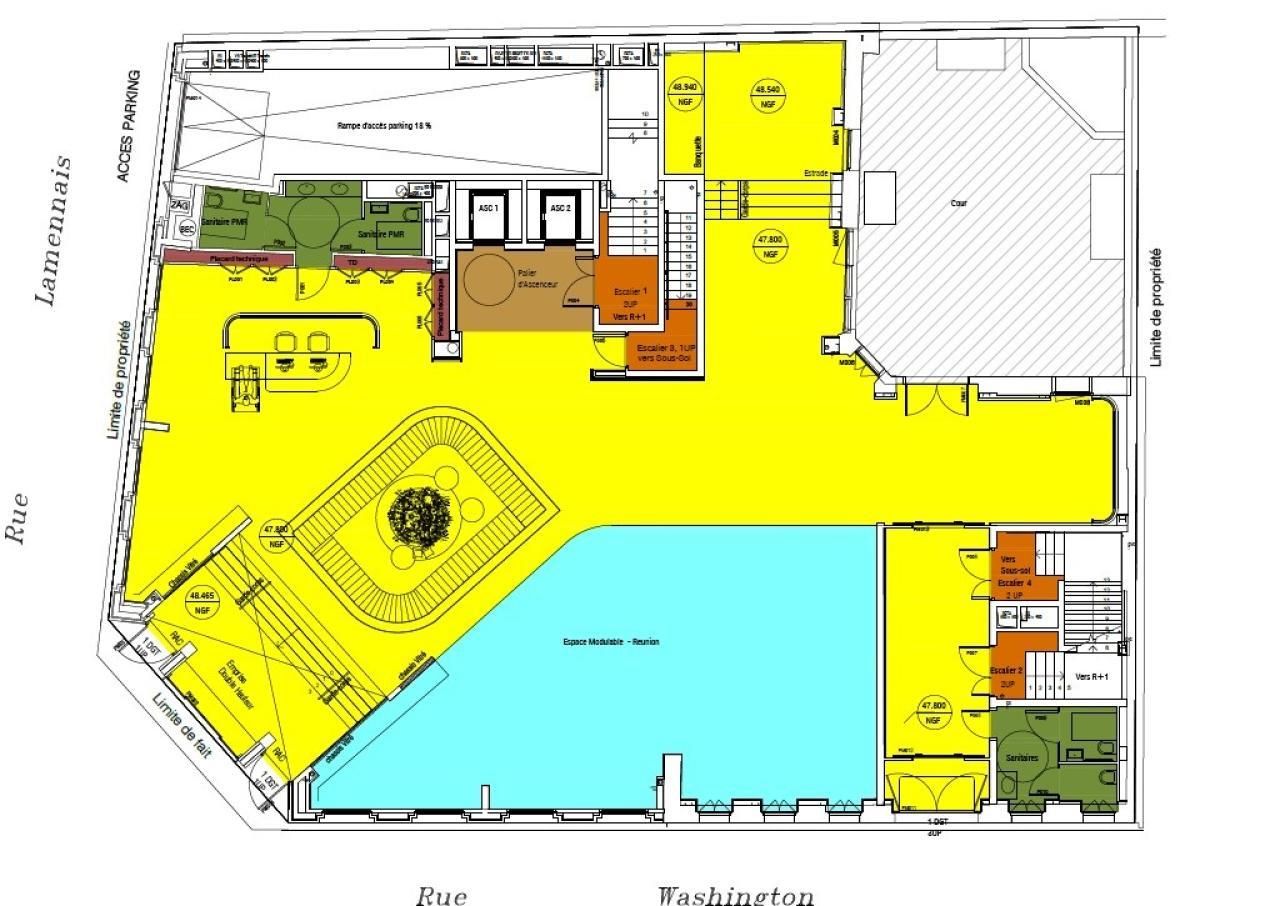 3632.5 m² pour ce bureaux en location à Paris