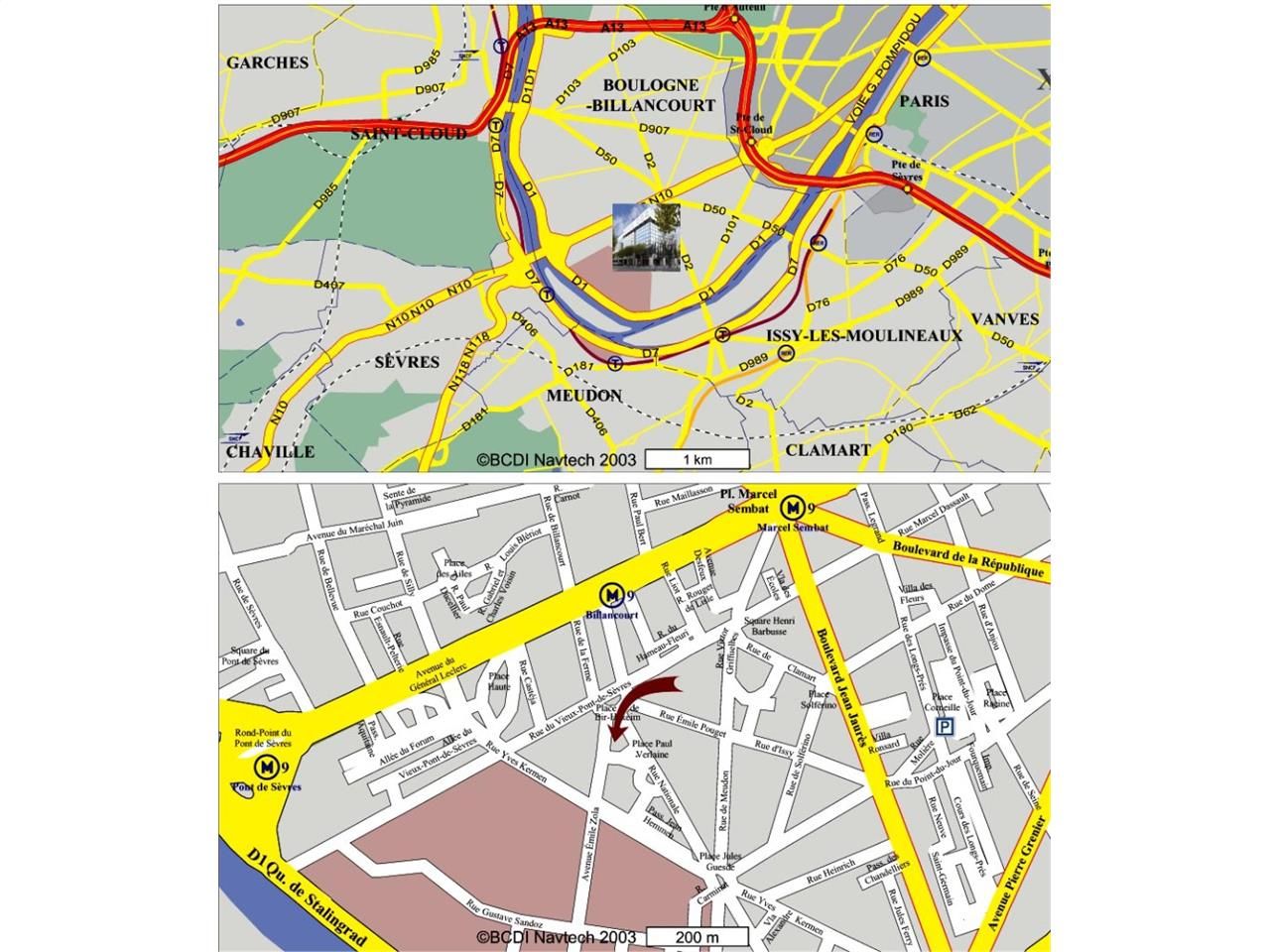 245.11 m² pour ce bureaux en location à Boulogne-billancourt
