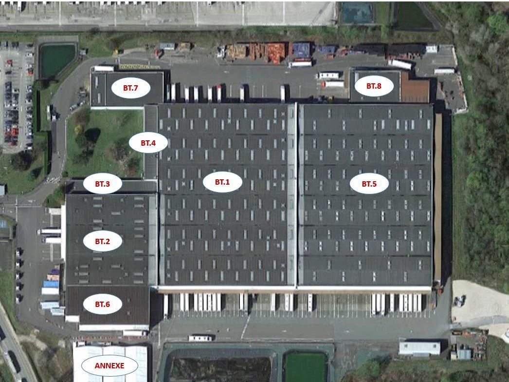 Location Entrepôts classe B 34841.2 m² divisibles 39700 Rochefort-sur-nenon