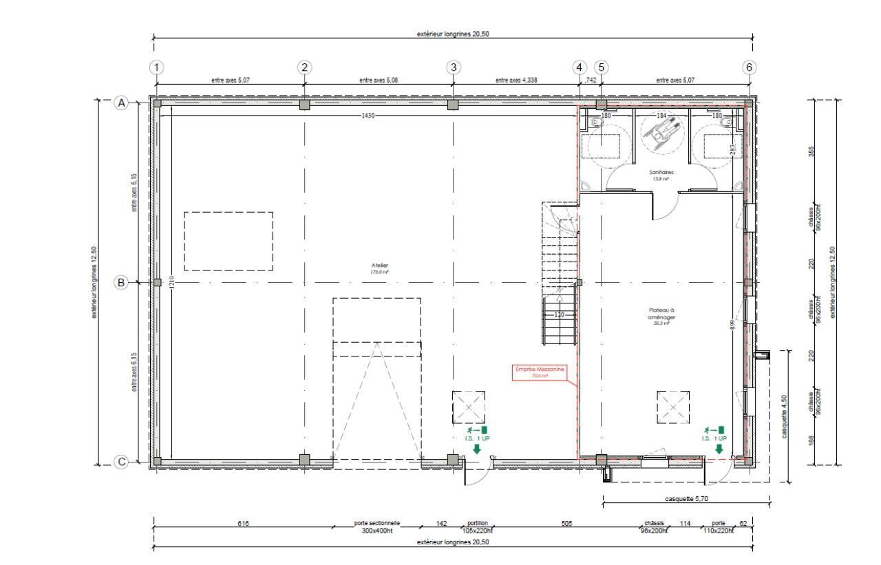 310 m² pour ce activité en location à Honguemare-guenouville
