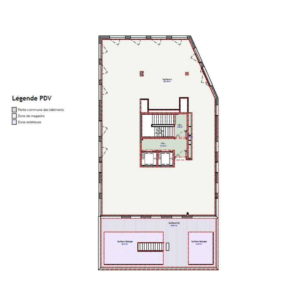 292 m² pour ce bureaux en location à Rouen