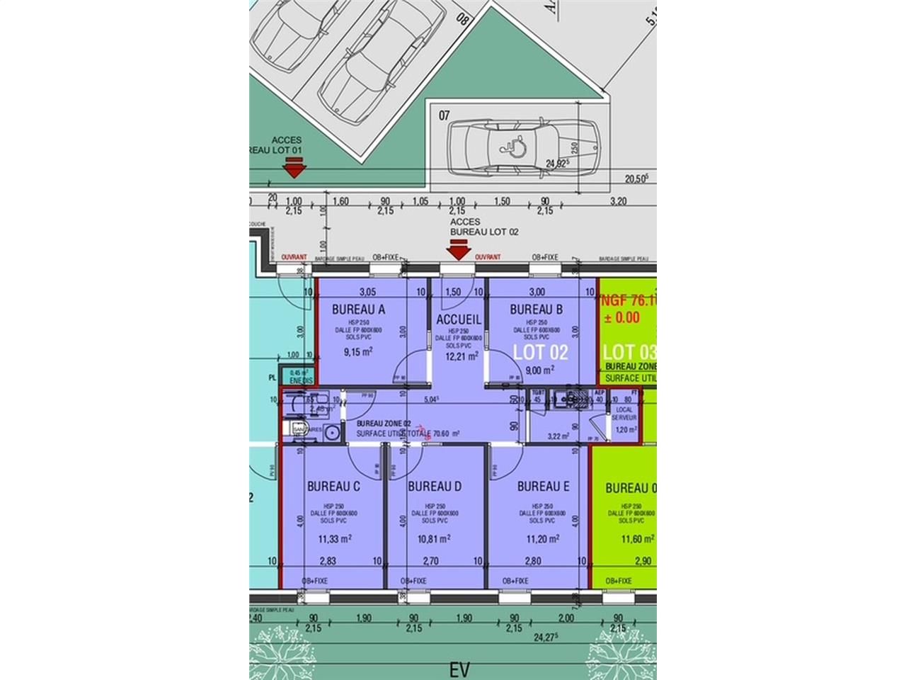 À louer - en RDC au sein d'un ensemble immobilier