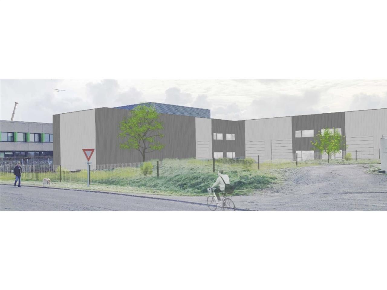 Au sein de la zone d'activité des Nöes à Montoir