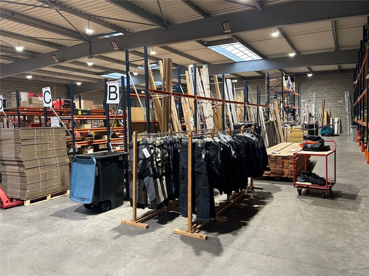 Dans un petit parc d'activité dans le sud de nant