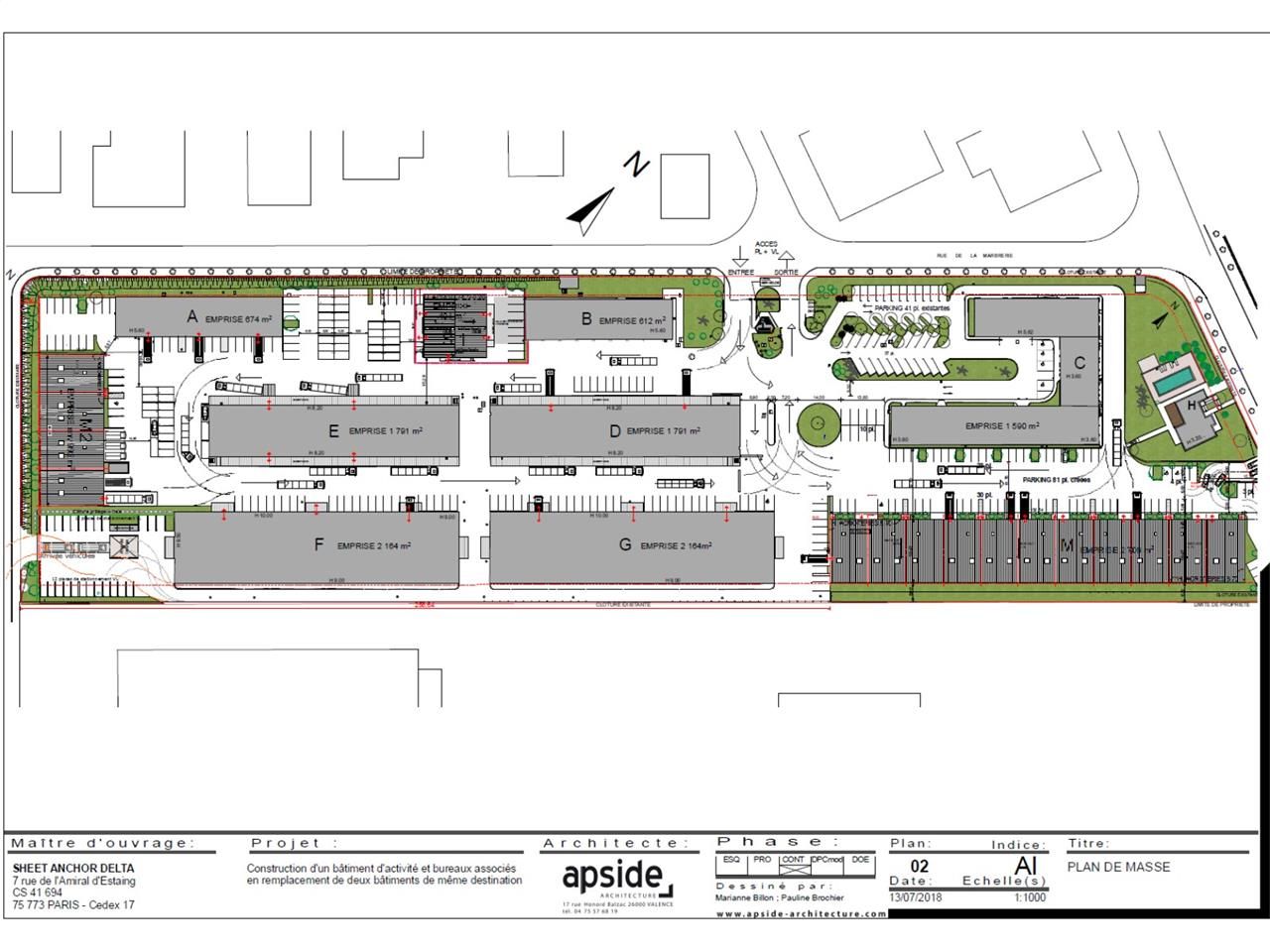 Location entrepots 969 m² divisibles à partir de 281 m²