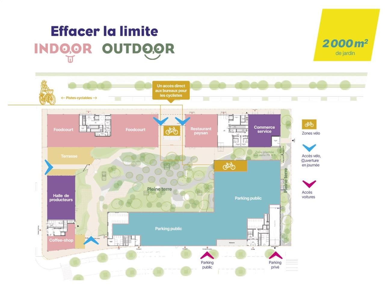 Vente locaux commerciaux 978 m² divisibles à partir de 359 m²