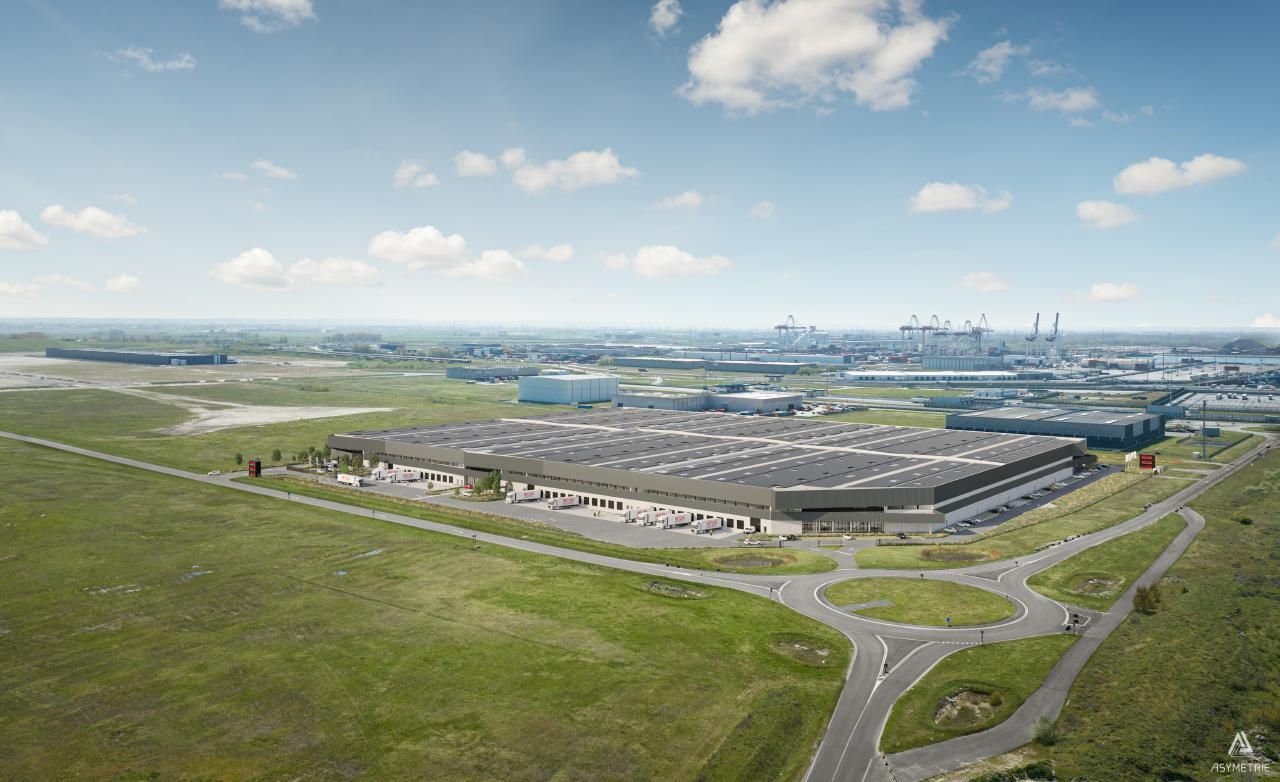 Location Entrepôts classe A 76378 m² divisibles 59279 Loon-plage