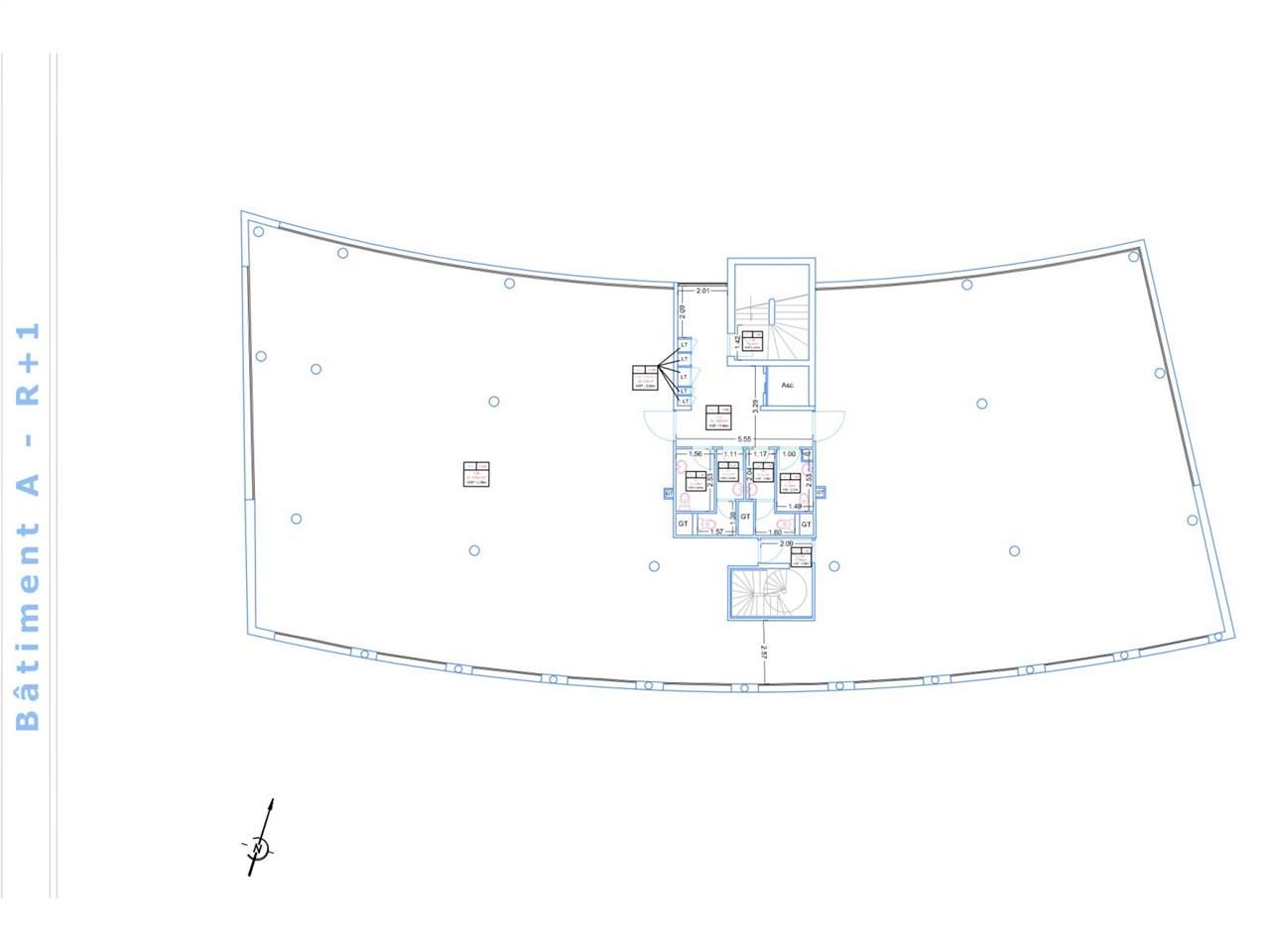 Location bureaux 2269 m² divisibles à partir de 390 m²