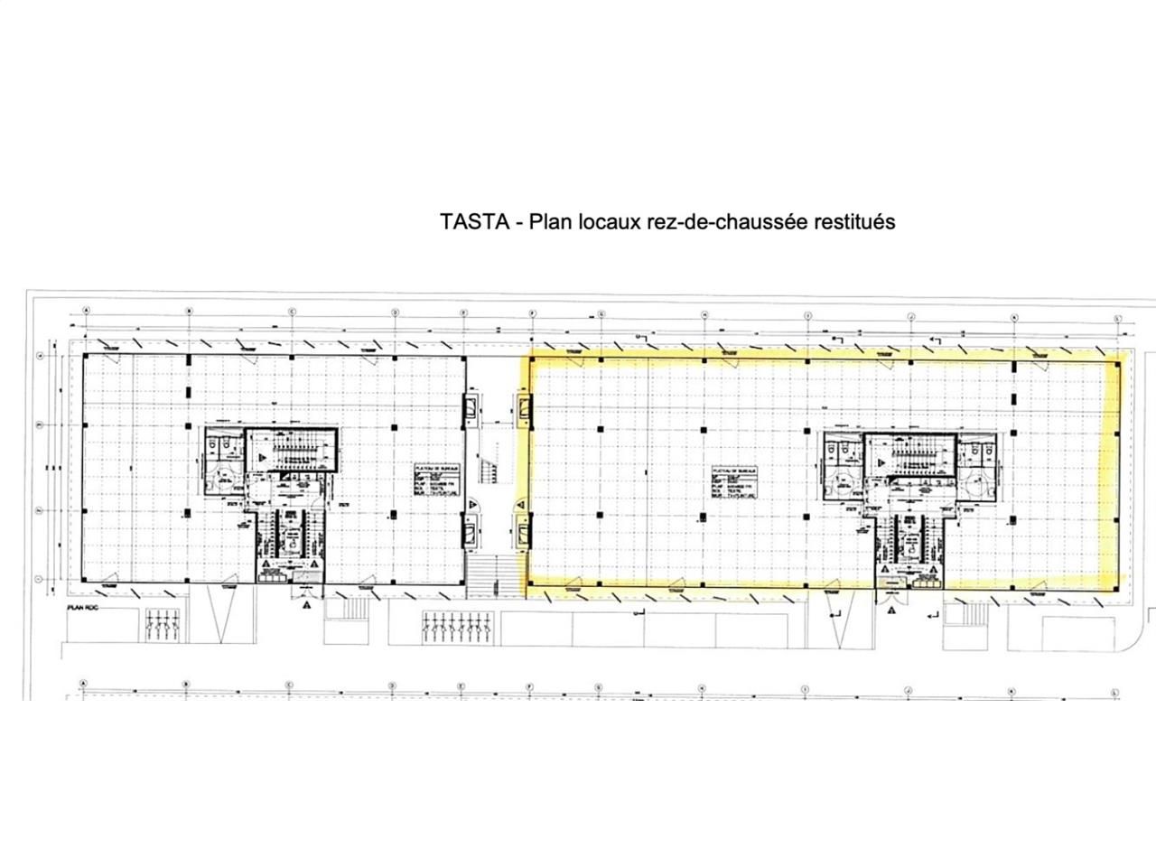 Location bureaux 1247 m² divisibles à partir de 231 m²