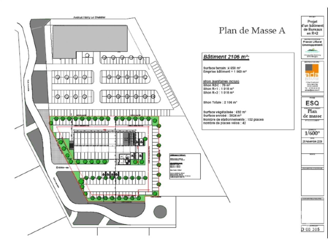 Location bureaux 1053 m² non divisibles