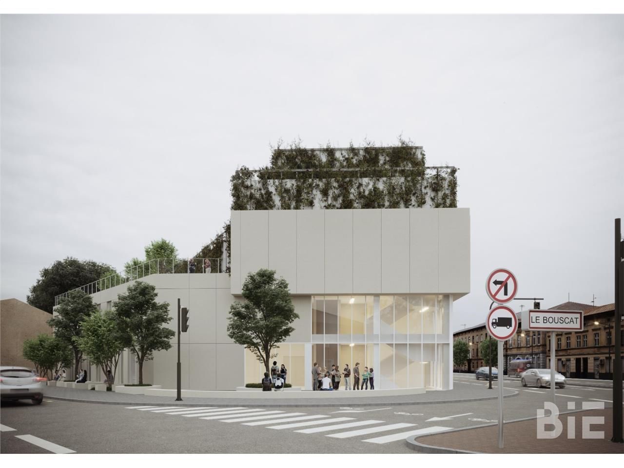 L'immeuble situé sur les Boulevards au Bouscat bé