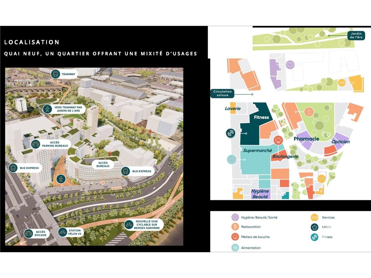 Location bureaux 4764 m² divisibles à partir de 690 m²