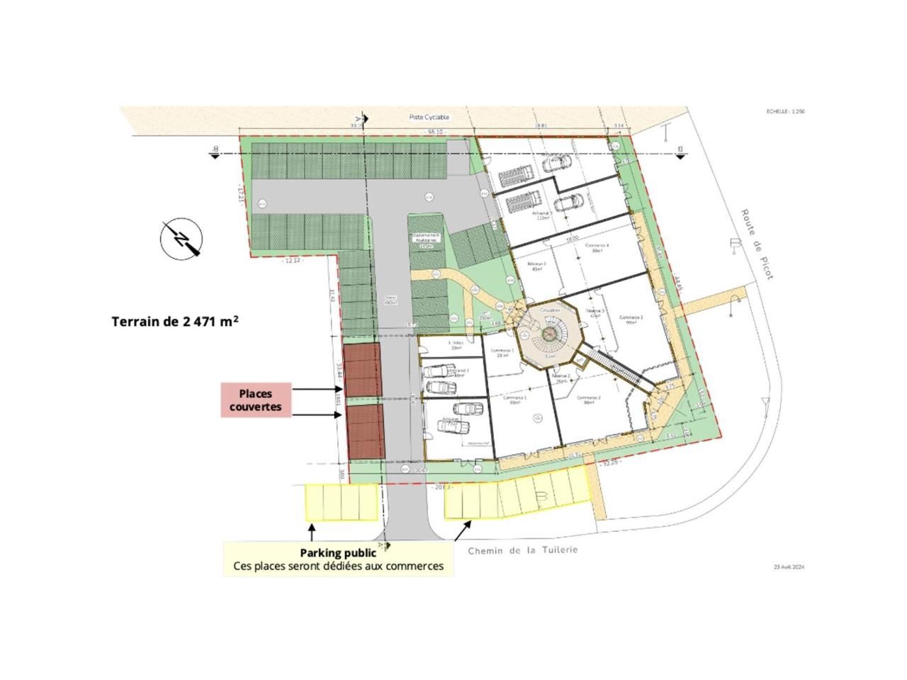 Vente bureaux 982 m² divisibles à partir de 128 m²