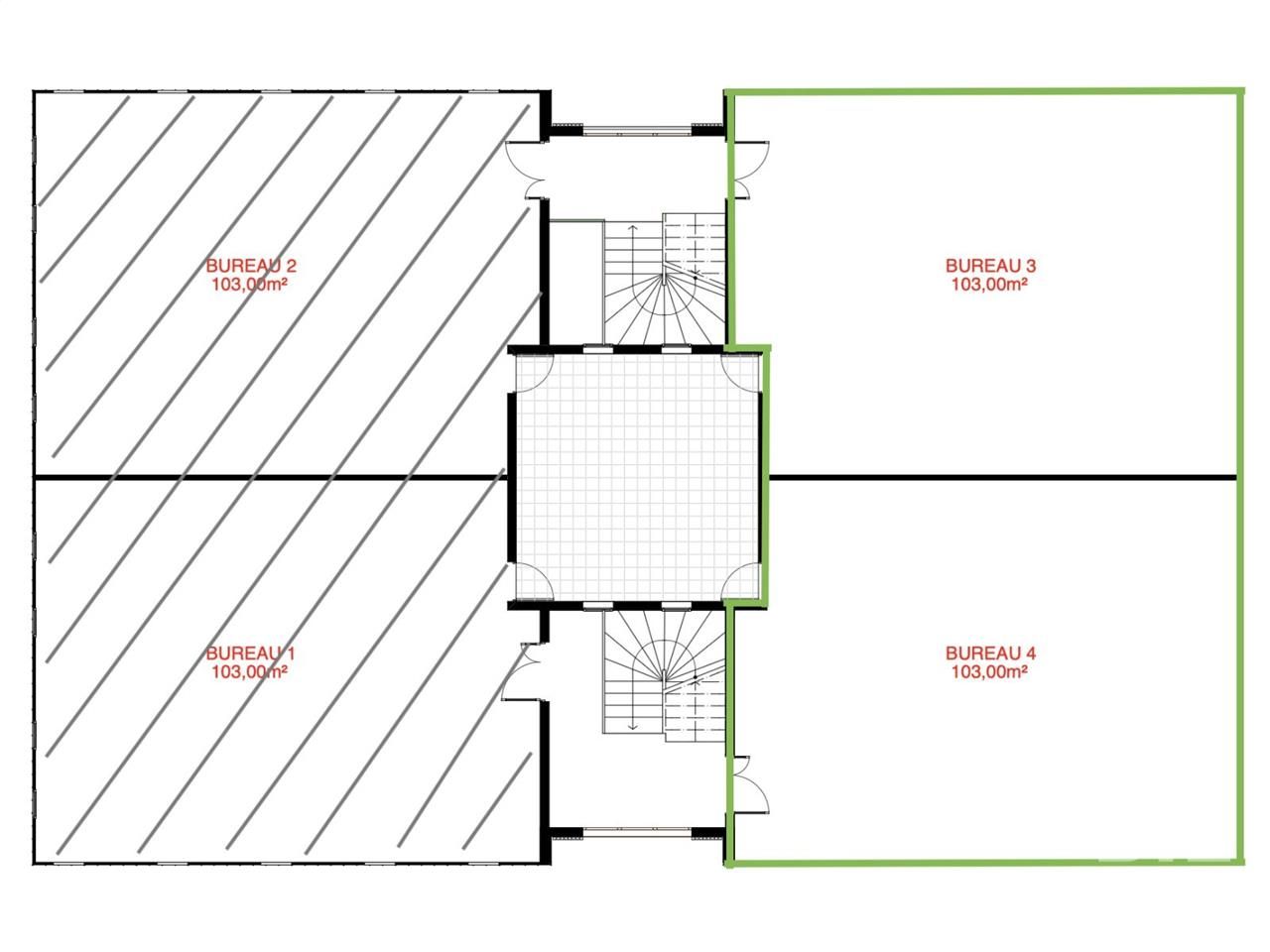 Location entrepots 412 m² divisibles à partir de 206 m²