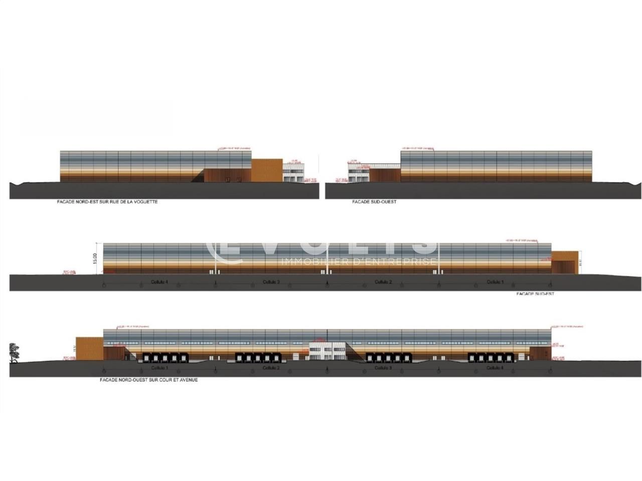 Location entrepots 21382 m² non divisibles