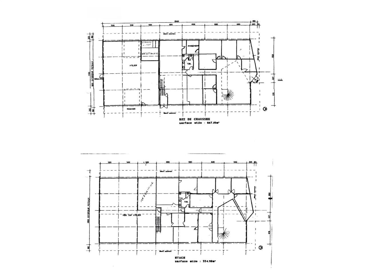 Location bureaux 1000 m² non divisibles