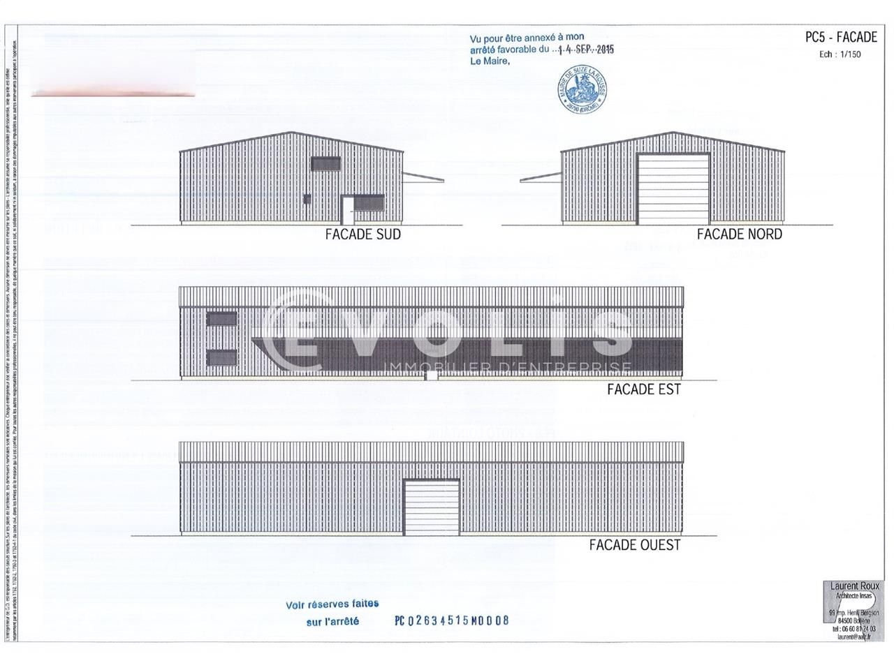 Vente entrepots 594 m² non divisibles