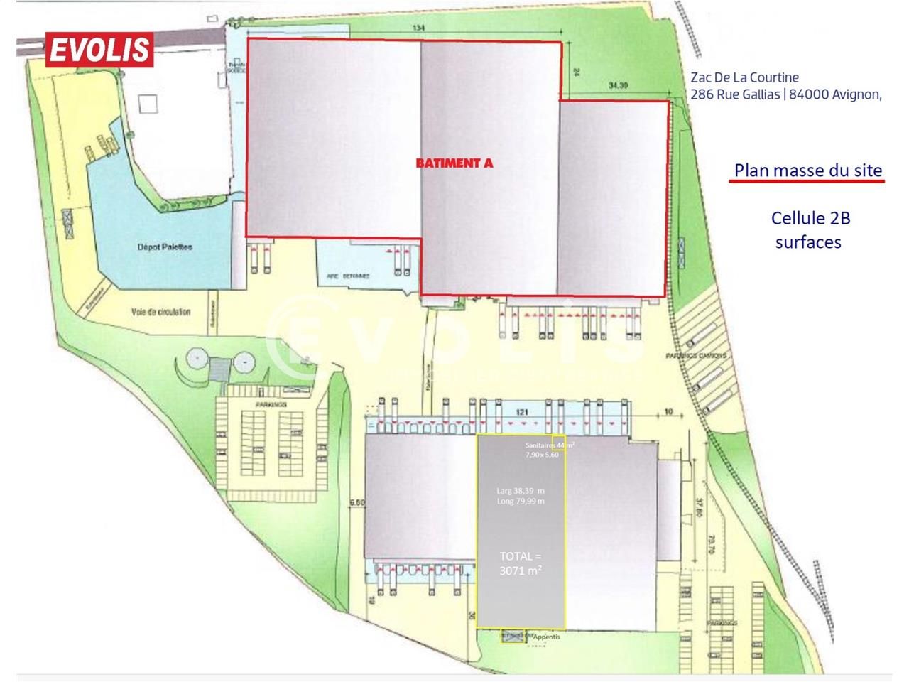 Location entrepots 6000 m² non divisibles