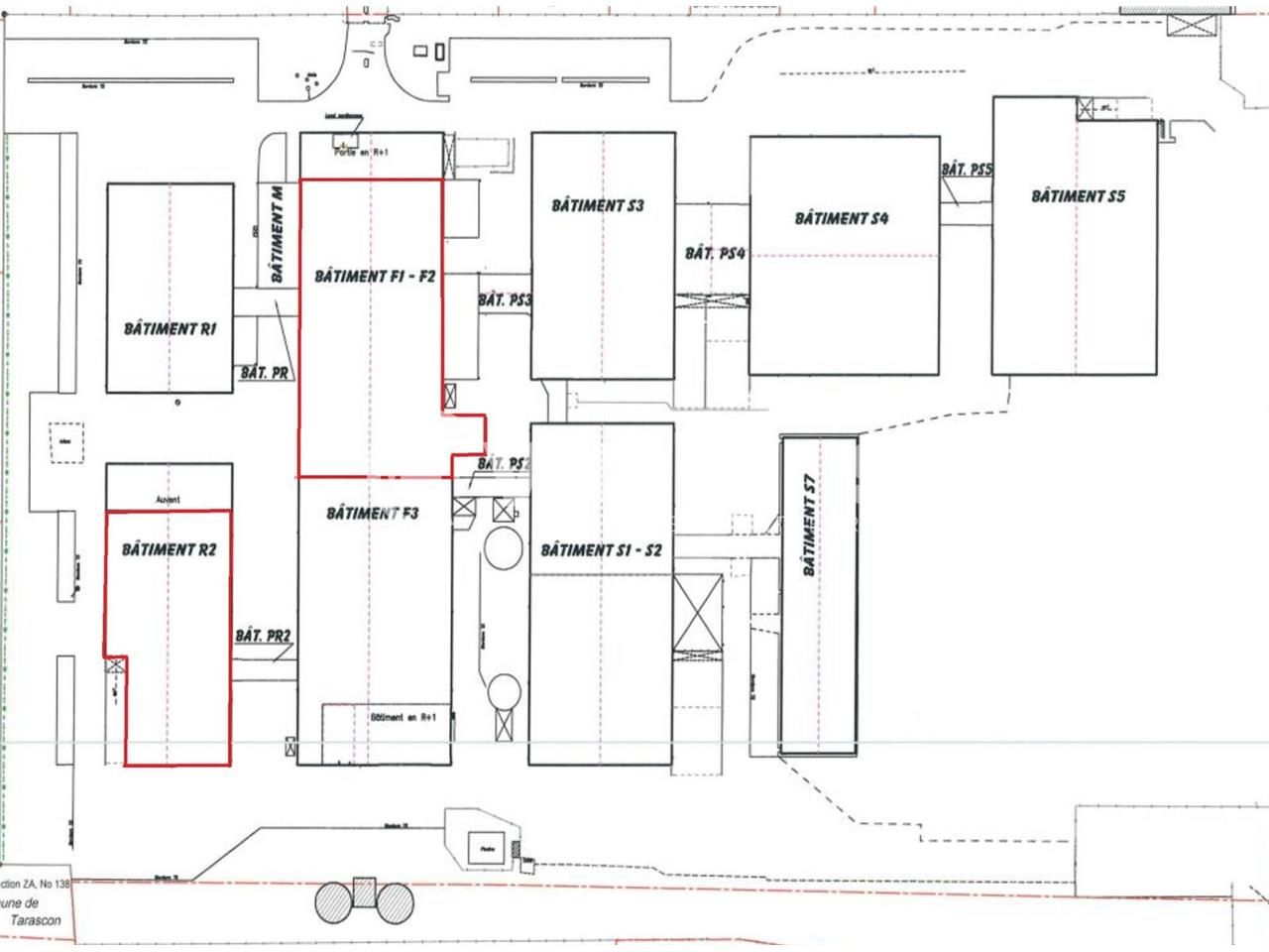 Location entrepots 3380 m² non divisibles
