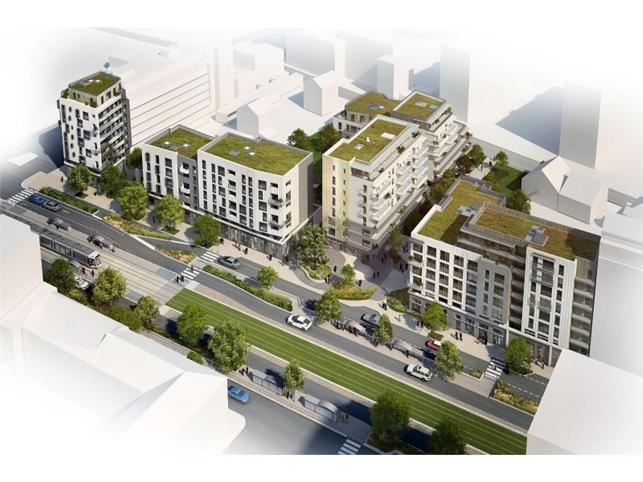 A Grenoble, cours de la Libération, au pied du tr