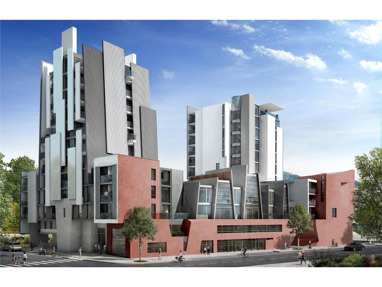 A Grenoble, sur la Presqu'île, secteur Cambridge,