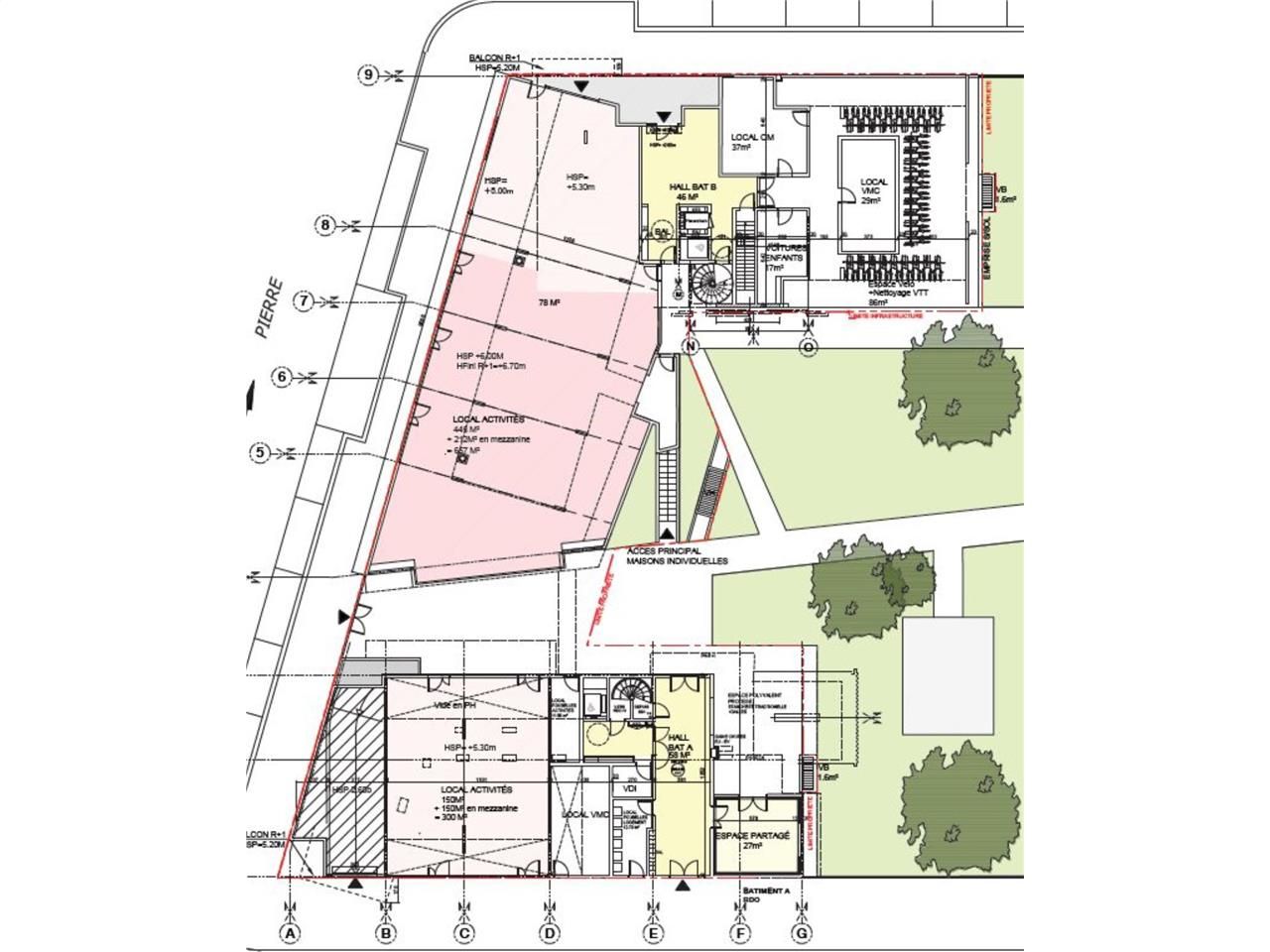 Vente entrepots 1036 m² divisibles à partir de 118 m²
