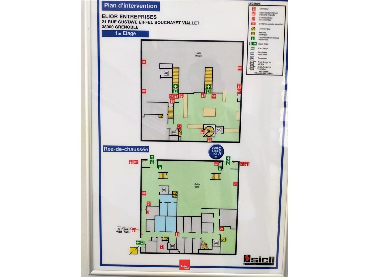 Vente bureaux 805 m² non divisibles
