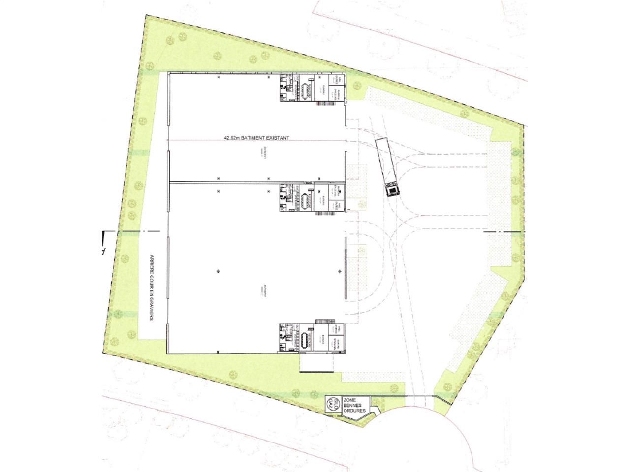 Location entrepots 2700 m² divisibles à partir de 1000 m²
