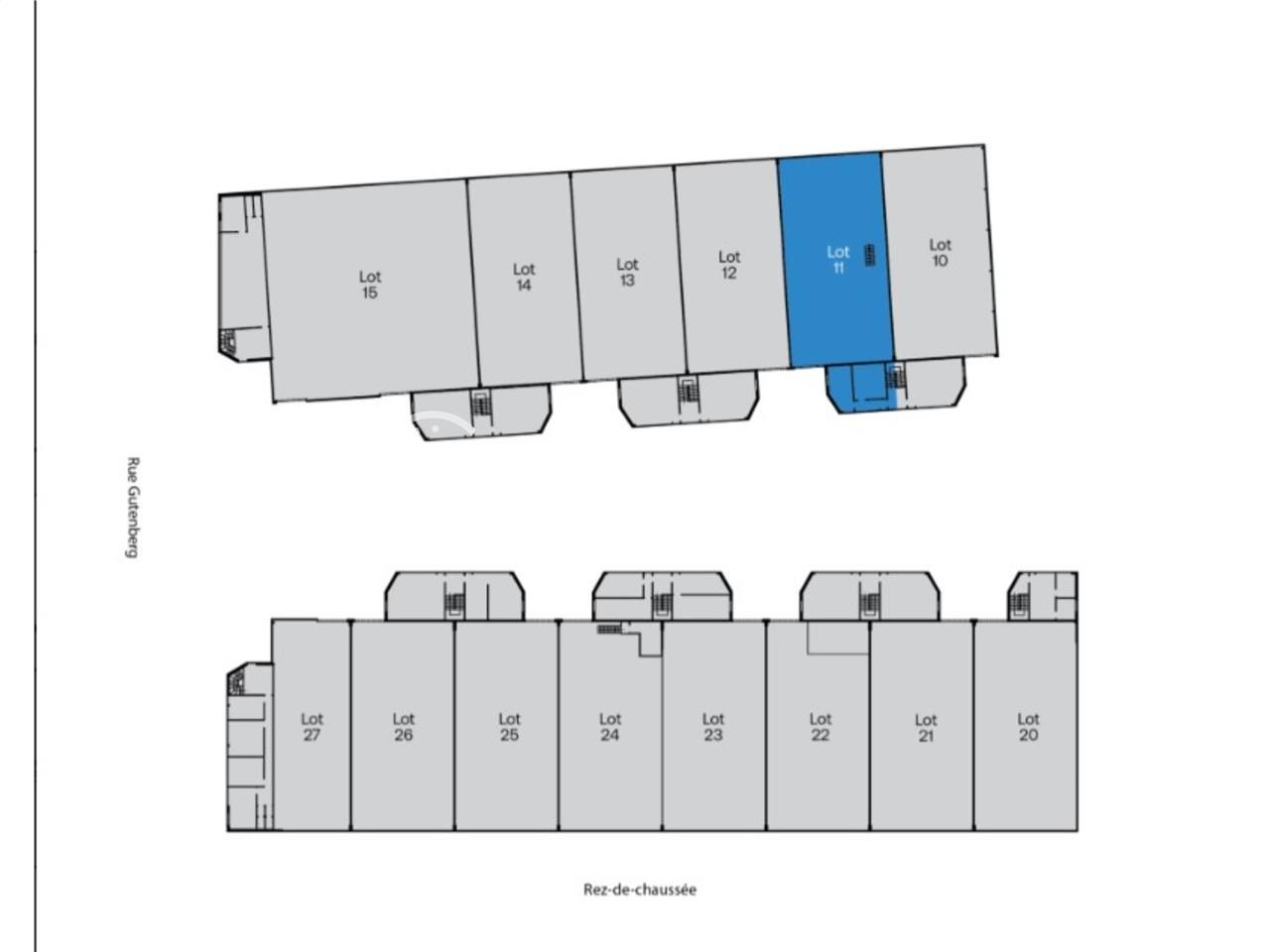 Location entrepots 380 m² non divisibles