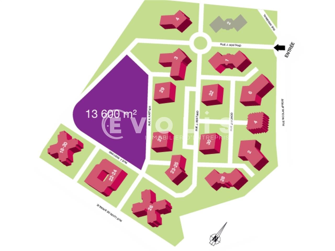 Location bureaux 2278 m² divisibles à partir de 65 m²