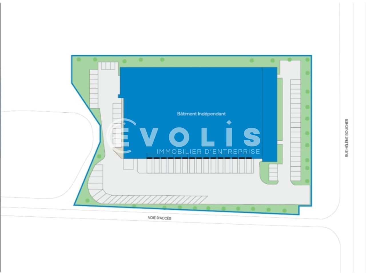 Location entrepots 6897 m² non divisibles