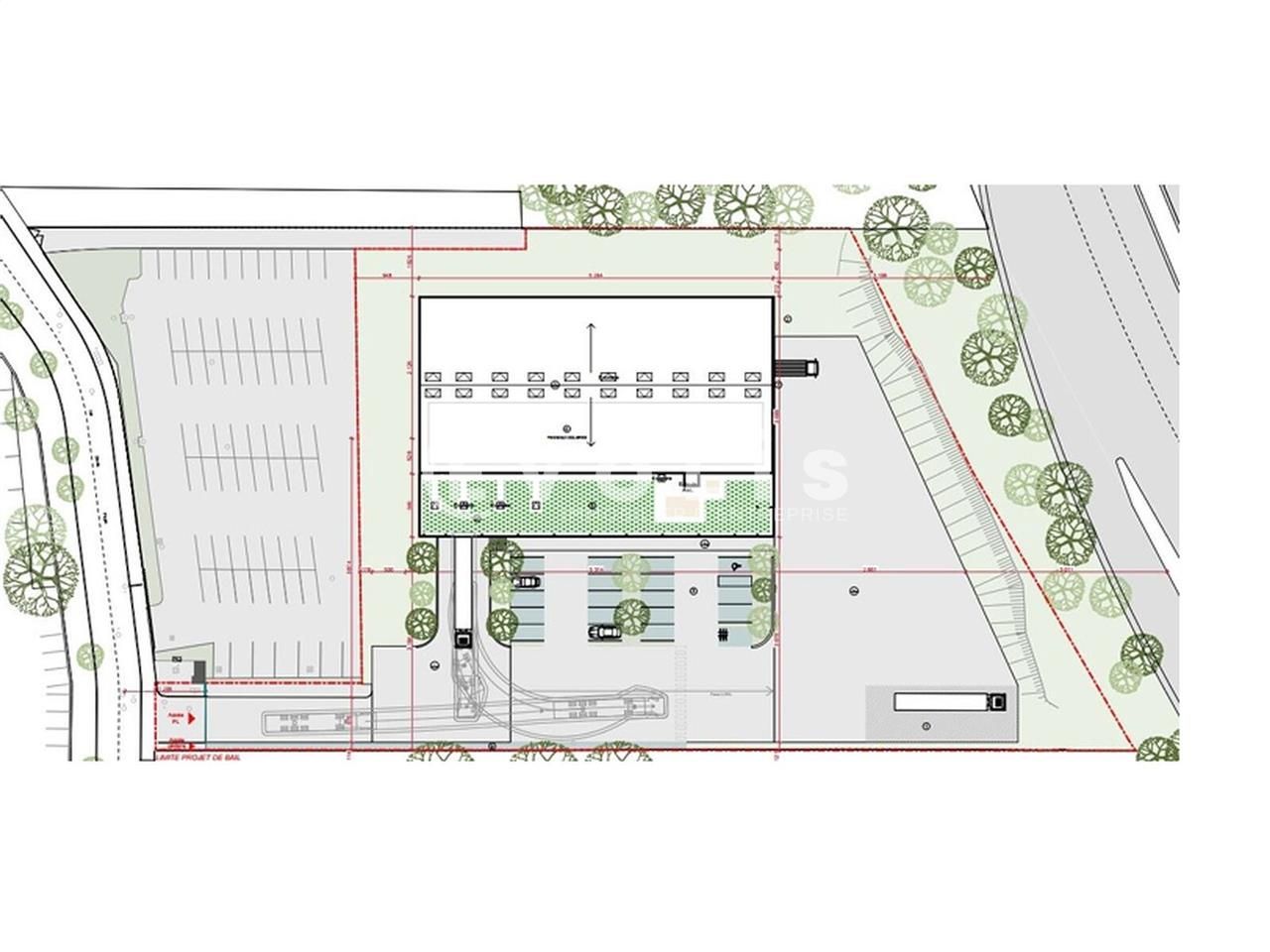 Location entrepots 2016 m² non divisibles