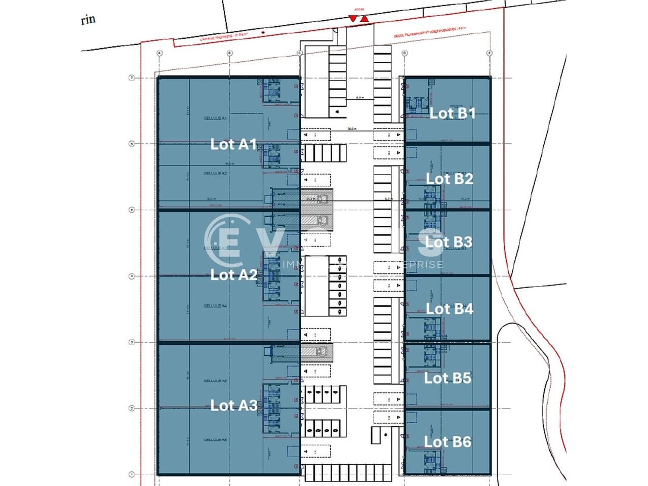 Location entrepots 9501 m² divisibles à partir de 637 m²