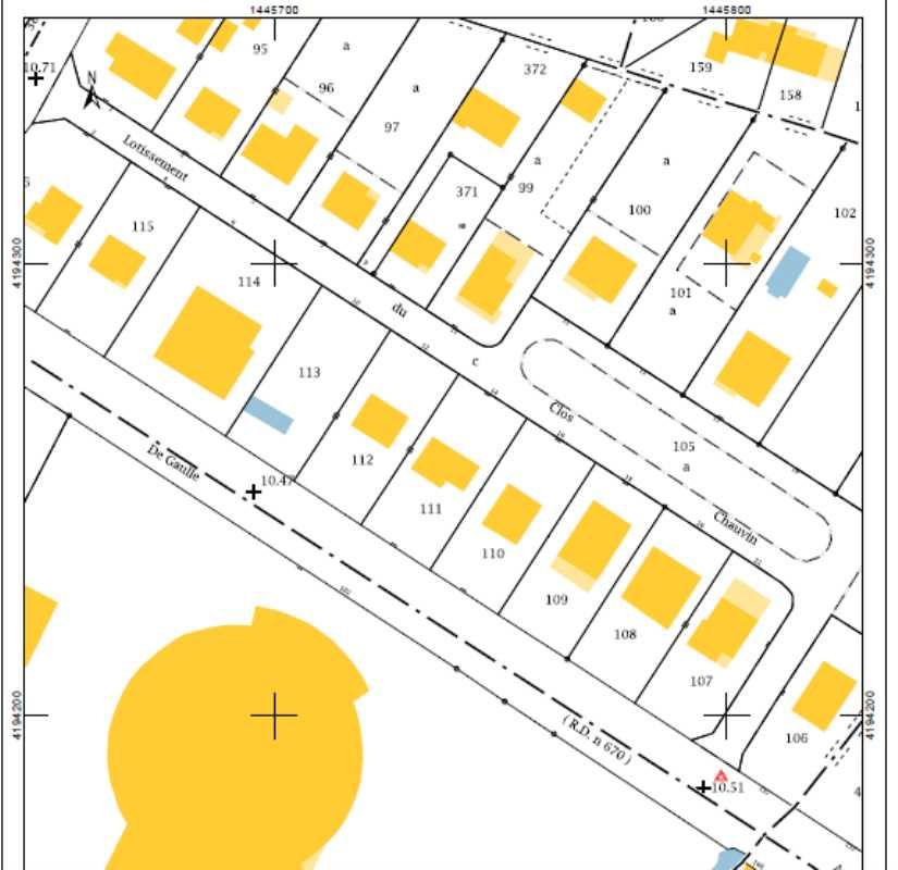 Vente terrain 720 m² non divisibles