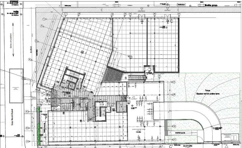 Location locaux commerciaux 299 m² divisibles à partir de 139 m²