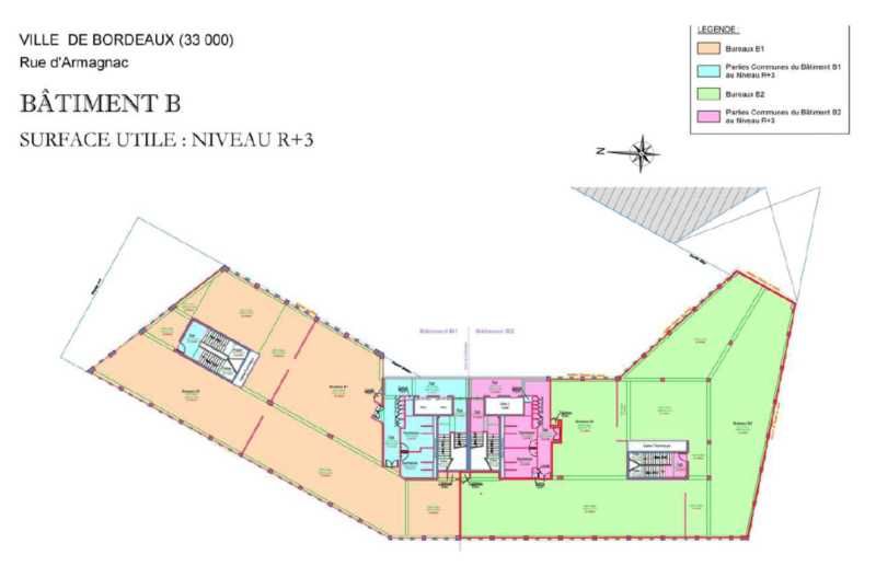 Location bureaux 1510 m² divisibles à partir de 46 m²