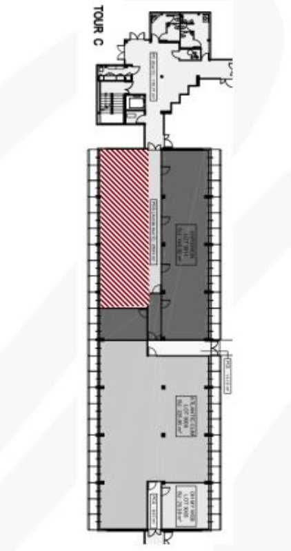 Location bureaux 626 m² divisibles à partir de 115 m²