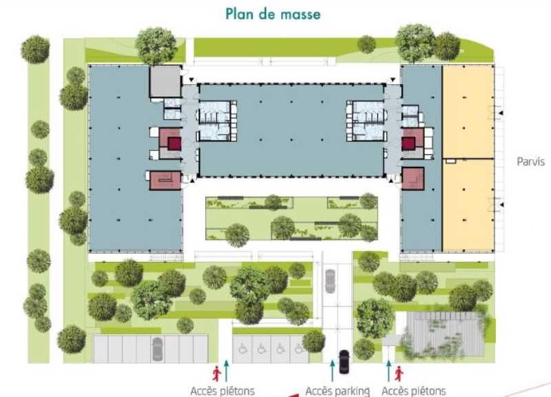 Location bureaux 213 m² non divisibles