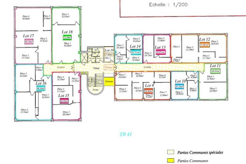 Vente bureaux 439 m² divisibles à partir de 44 m²