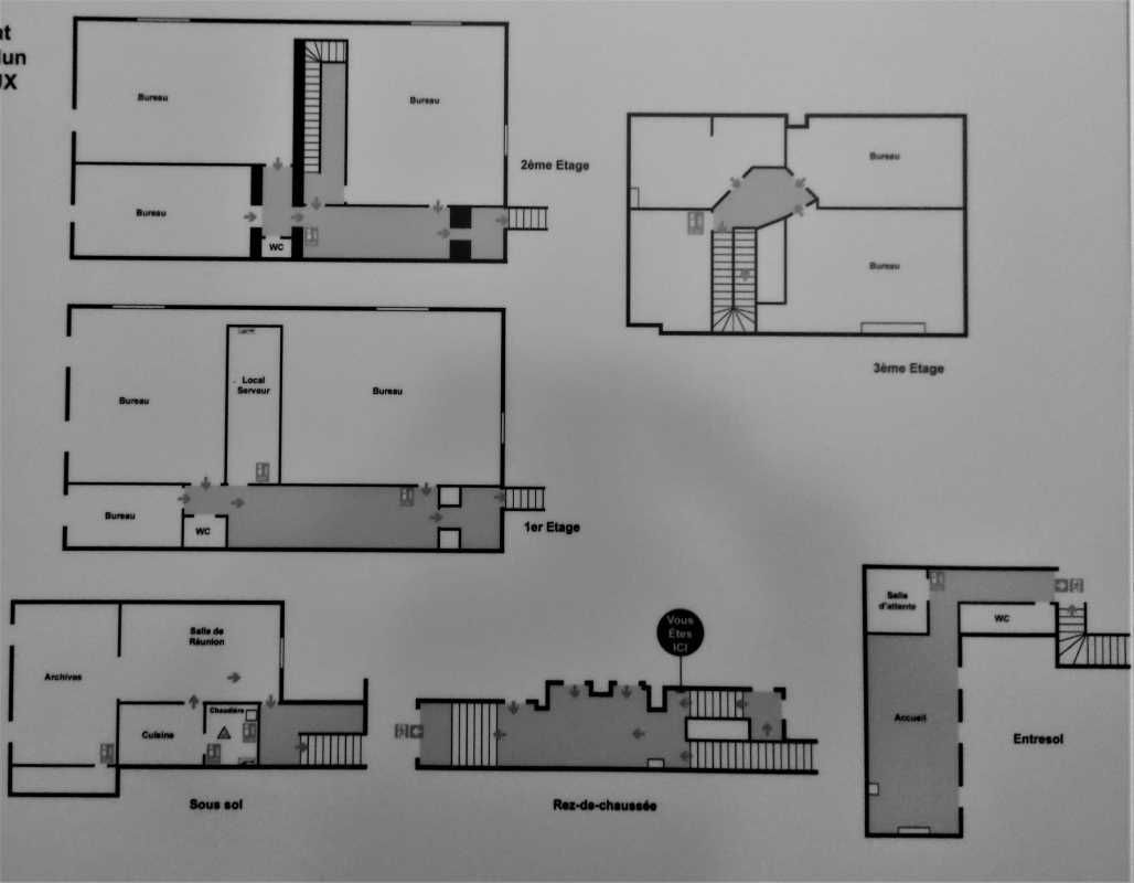 Location bureaux 36 m² non divisibles