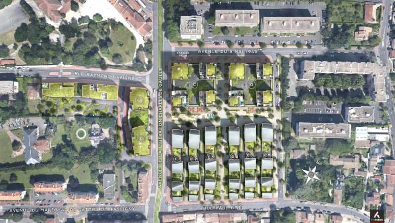 Location locaux commerciaux 1790 m² divisibles à partir de 108 m²