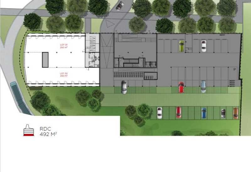 Location bureaux 2940 m² divisibles à partir de 344 m²