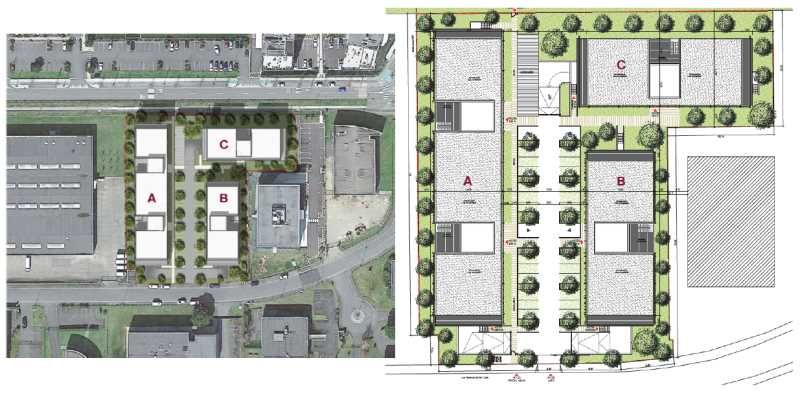 Location bureaux 190 m² non divisibles