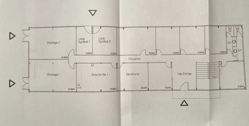 Vente bureaux 613 m² non divisibles