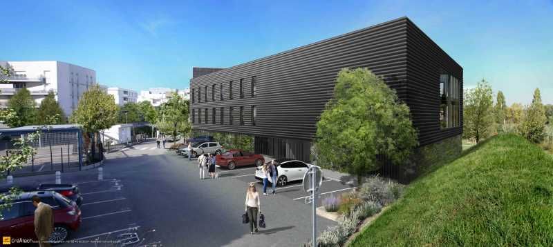 Au sein de l'écoquartier « Les Akènes » à Lormont