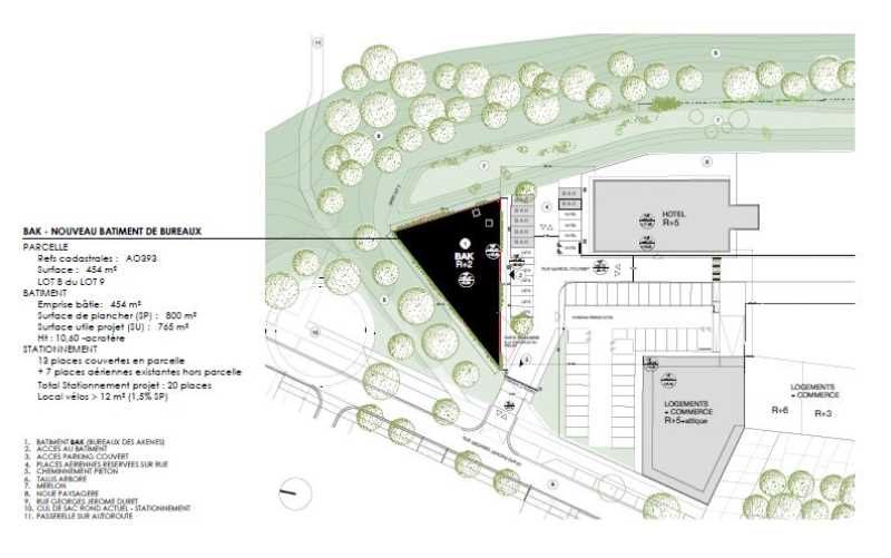 Vente bureaux 770 m² divisibles à partir de 90 m²