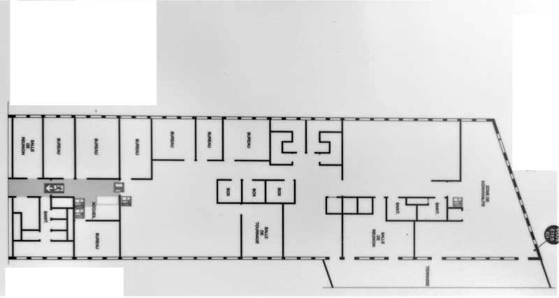 Location bureaux 644 m² non divisibles