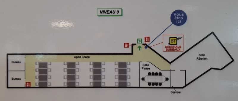 Location bureaux 220 m² non divisibles